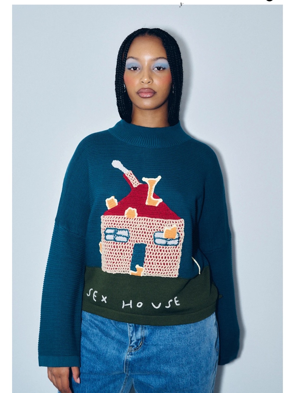 Fashion Brand Company Sex House on Fire Sweater XS